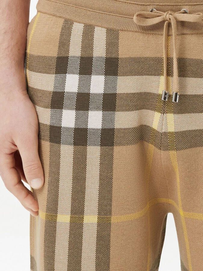Burberry Shorts met trekkoordtaille Beige