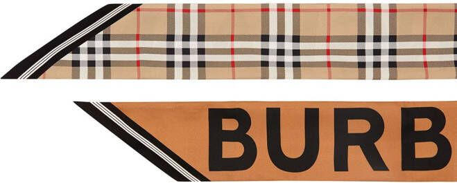 Burberry Sjaal met vintage ruit Beige