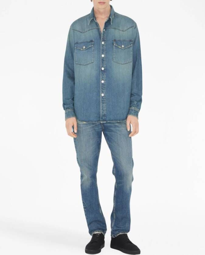 Burberry Slim-fit jeans Blauw