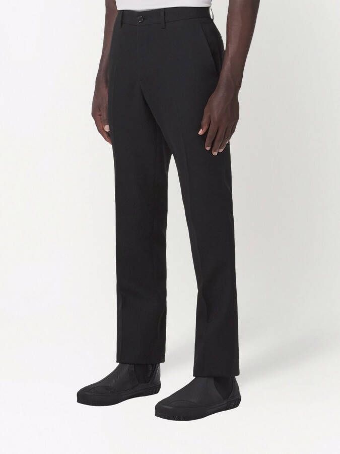 Burberry Slim-fit pantalon Zwart