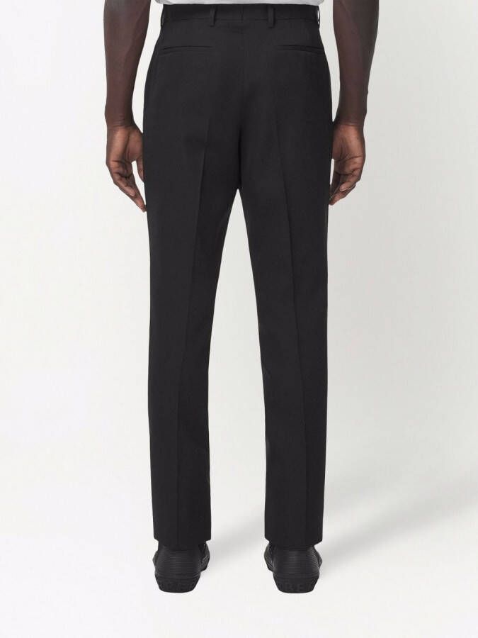 Burberry Slim-fit pantalon Zwart