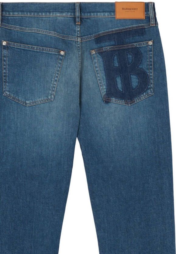 Burberry Straight jeans Blauw