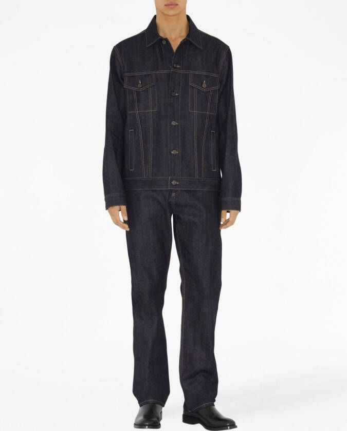 Burberry Straight jeans Blauw