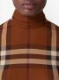 Burberry Geruite jersey jurk met trechterhals Bruin - Thumbnail 5