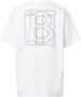 Burberry T-shirt met geborduurd logo Wit - Thumbnail 2