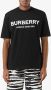 Burberry T-shirt met logoprint Zwart - Thumbnail 3