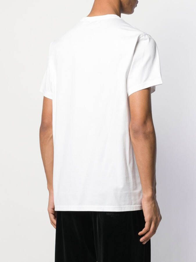Burberry T-shirt met monogram Wit