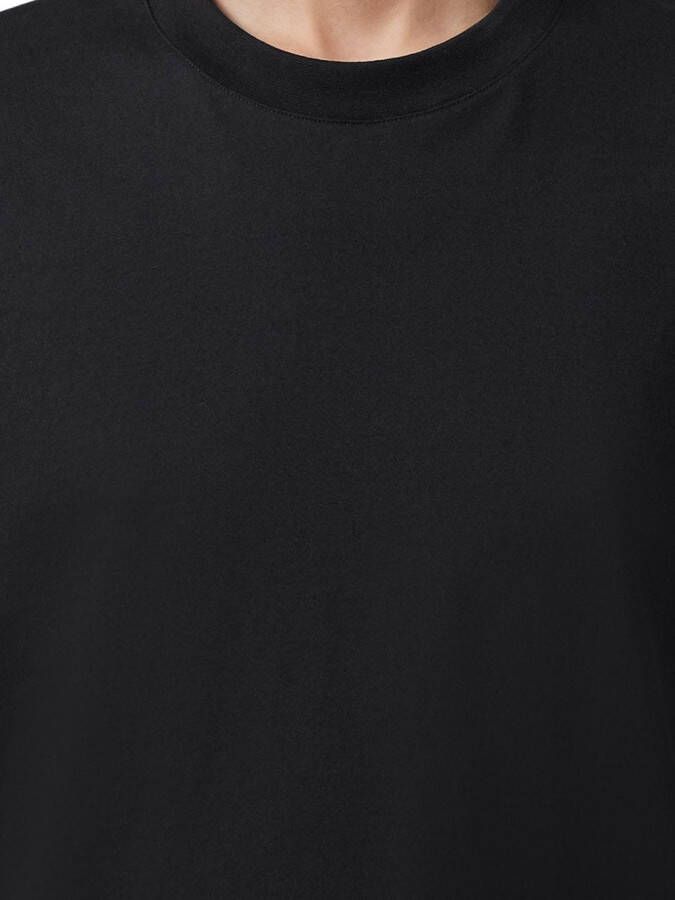 Burberry T-shirt met vintage ruit Zwart