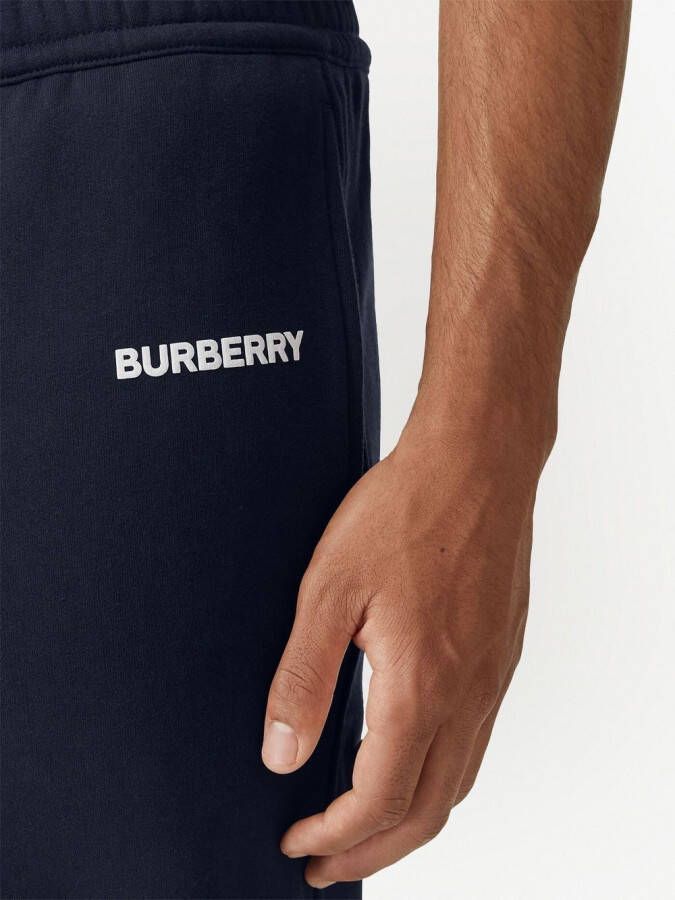 Burberry Trainingsbroek met logoprint Blauw