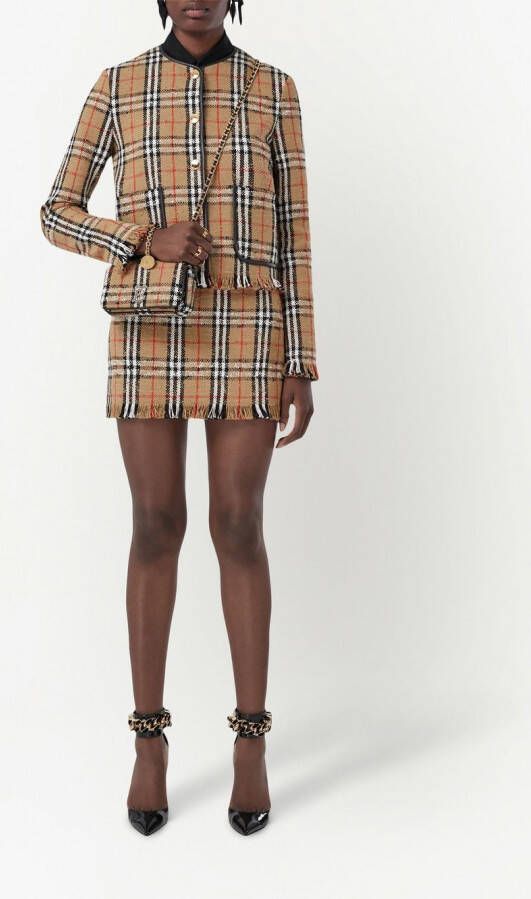 Burberry Kraagloos jack Beige