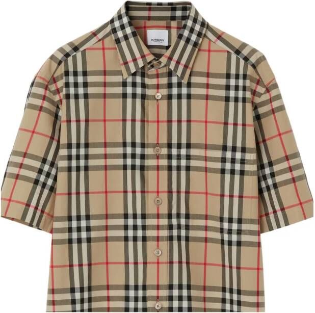 Burberry Vintage check overhemd Beige