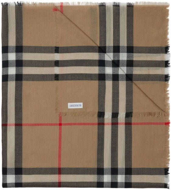 Burberry Vintage Check sjaal Bruin