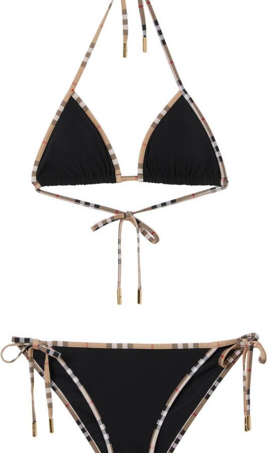 Burberry Triangel bikini Zwart