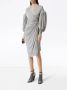Burberry Wikkeljurk met pofmouwen Beige - Thumbnail 2