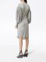 Burberry Wikkeljurk met pofmouwen Beige - Thumbnail 4