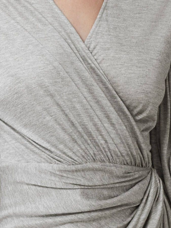 Burberry Wikkeljurk met pofmouwen Beige