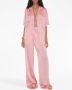Burberry Zijden pyjamashirt Roze - Thumbnail 2