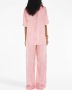 Burberry Zijden pyjamashirt Roze - Thumbnail 4