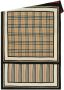 Burberry "zijden sjaal met monogram iconische streep en geruite print" Beige - Thumbnail 2