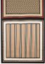 Burberry "zijden sjaal met monogram iconische streep en geruite print" Beige - Thumbnail 4