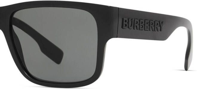 Burberry Eyewear Zonnebril met vierkant montuur Zwart