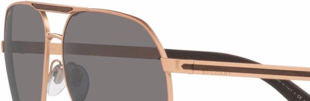 Bvlgari BV5055K zonnebril met piloten montuur Goud