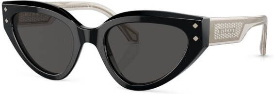 Bvlgari Zonnebril met cat-eye montuur Zwart