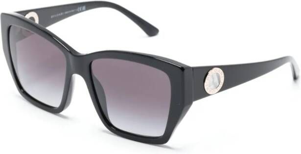 Bvlgari Zonnebril met kleurverloop Zwart