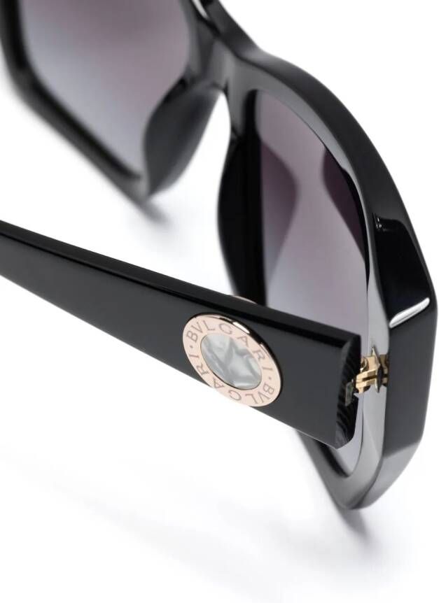 Bvlgari Zonnebril met kleurverloop Zwart