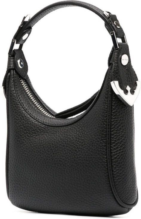 BY FAR Cosmo leren shopper Zwart
