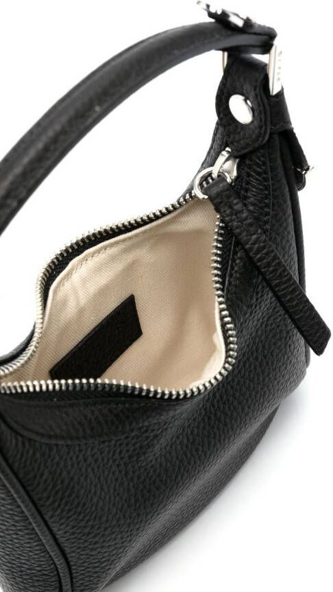 BY FAR Cosmo leren shopper Zwart