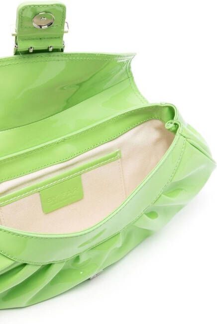 BY FAR Glami gesmockte clutch Groen