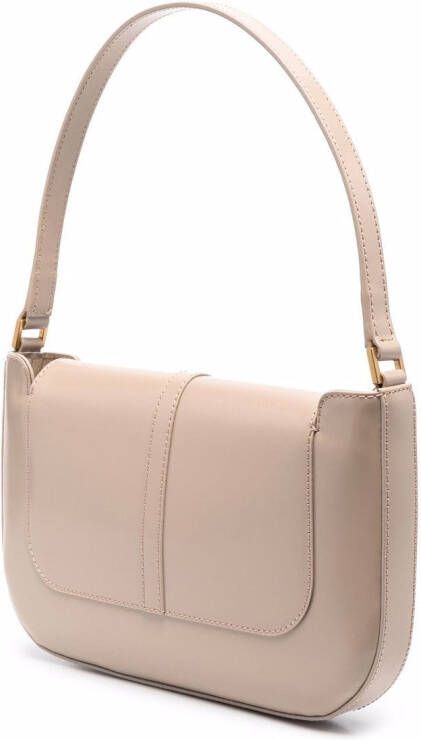 BY FAR Miranda schoudertas Beige