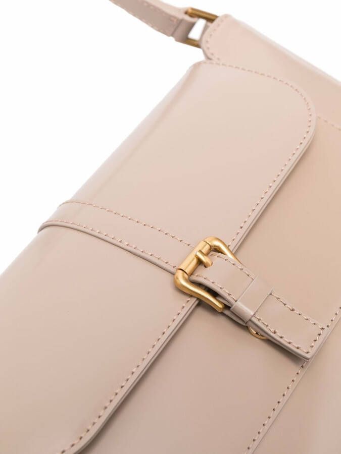BY FAR Miranda schoudertas Beige
