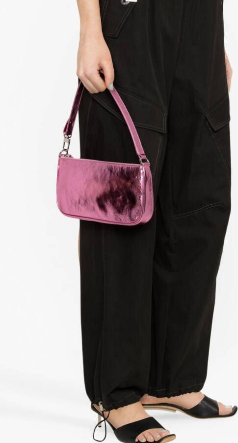 BY FAR Rachel kleine schoudertas Roze