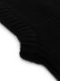 BY FAR Ribgebreide balaclava Zwart - Thumbnail 2