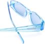 BY FAR Rodeo zonnebril met doorzichtig montuur Blauw - Thumbnail 3