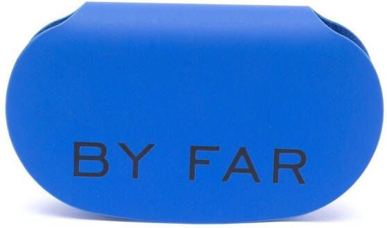 BY FAR Rodeo zonnebril met doorzichtig montuur Blauw