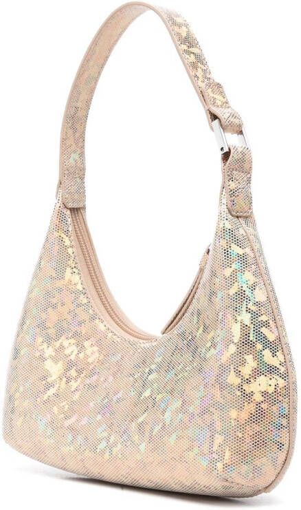 BY FAR Shopper met rits Beige