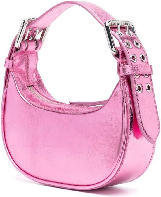 BY FAR Soho kleine schoudertas Roze