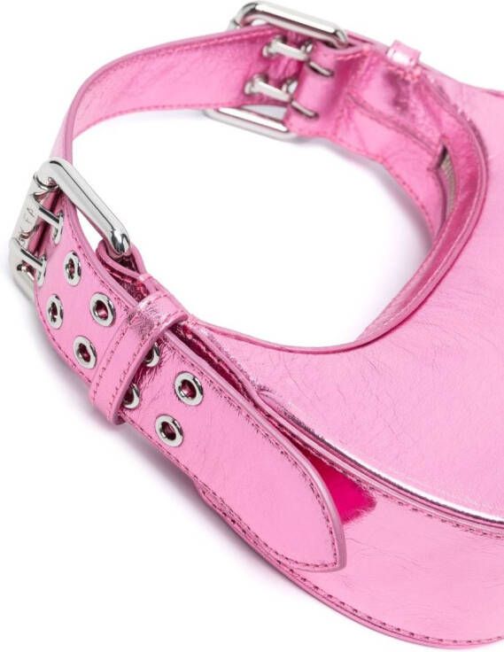 BY FAR Soho kleine schoudertas Roze