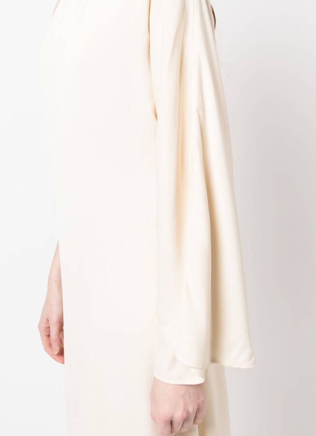 By Malene Birger Asymmetrische jurk Beige