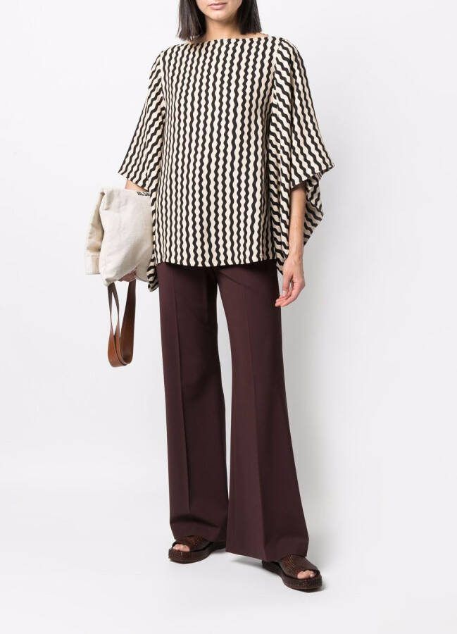 By Malene Birger Vasinkan blouse met boothals Beige