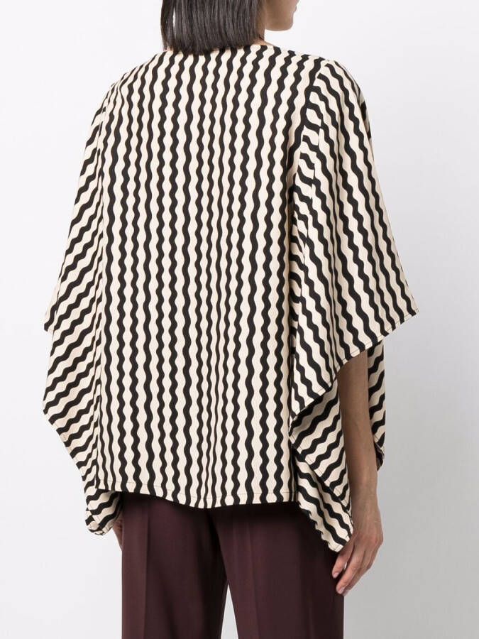 By Malene Birger Vasinkan blouse met boothals Beige