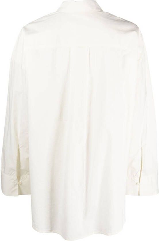 By Malene Birger Blouse van biologisch katoen Wit