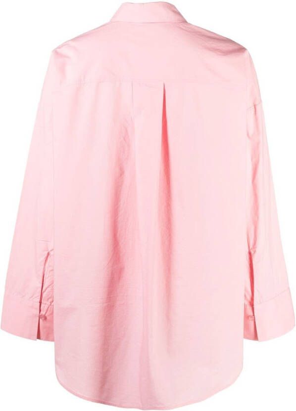 By Malene Birger Button-up blouse Roze