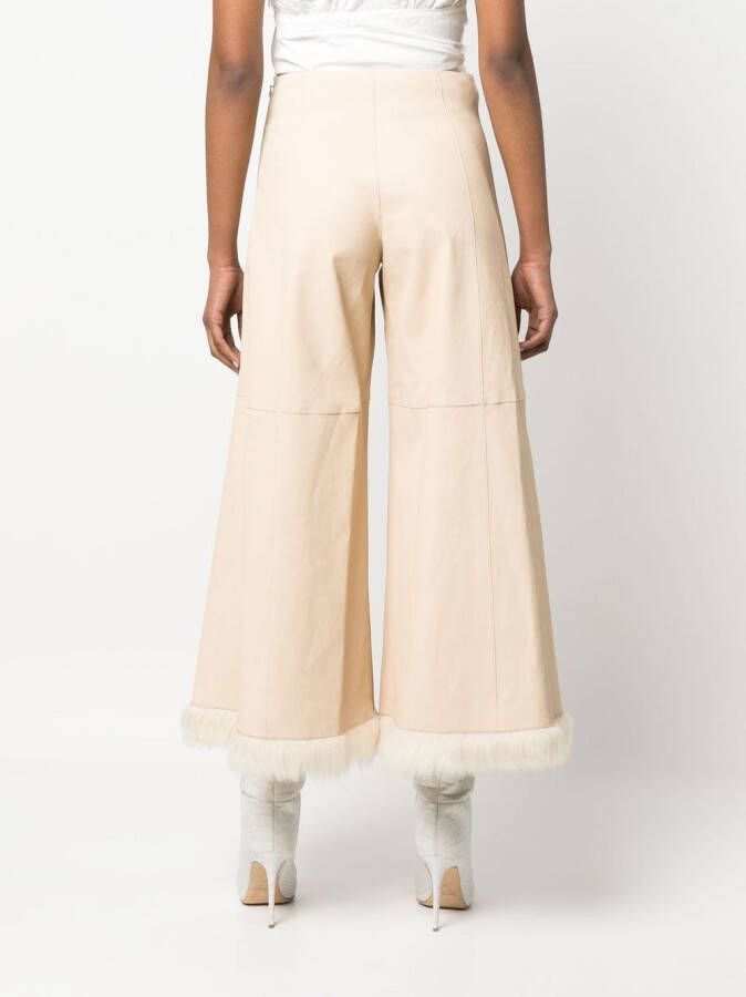 By Malene Birger High waist culotte Beige