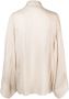 By Malene Birger Blouse met diepe ronde hals Beige - Thumbnail 2