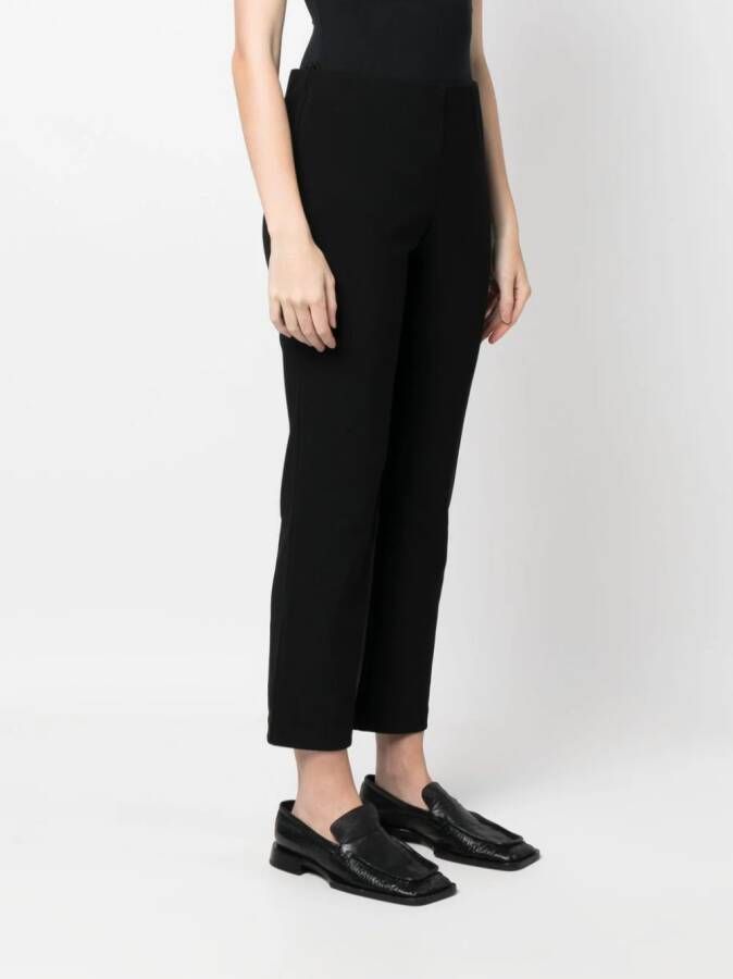 By Malene Birger Mid waist pantalon Zwart