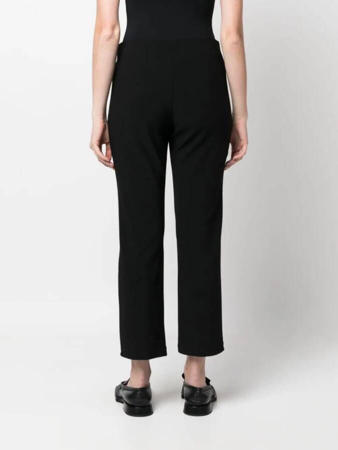 By Malene Birger Mid waist pantalon Zwart